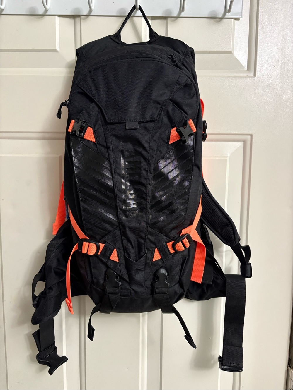Camelbak Kudu 12 Black and Orange Hiking Backpack with Water Bladder